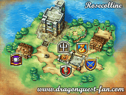 Dragon Quest Carte Rosecolline