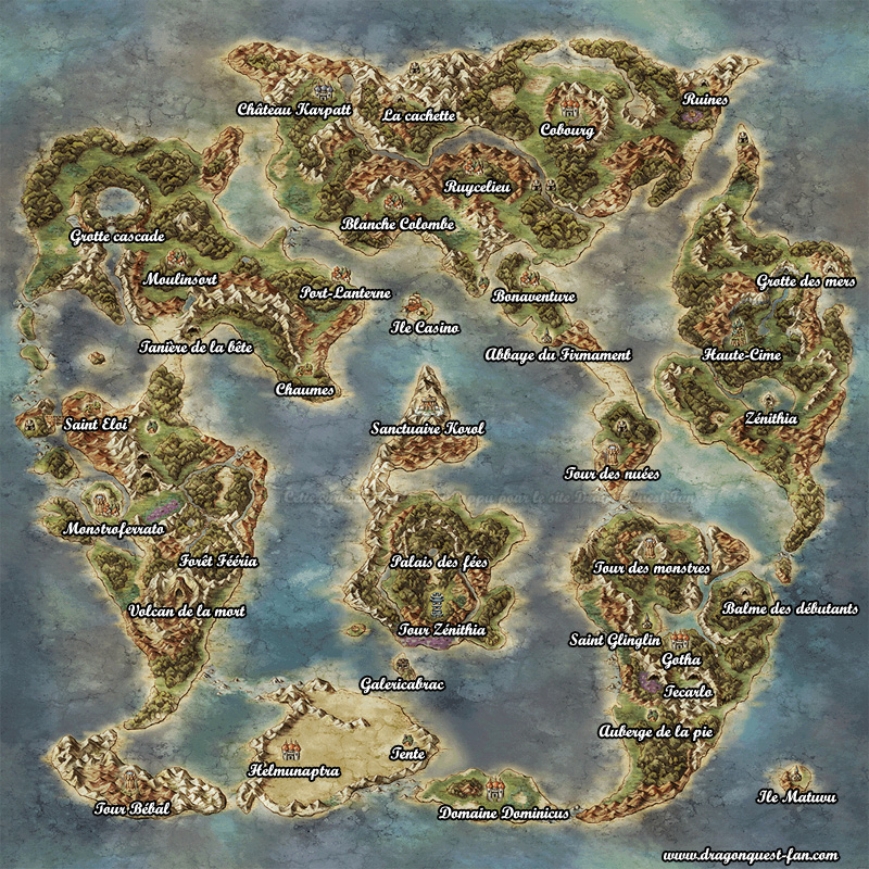 Dragon Quest V  MAP