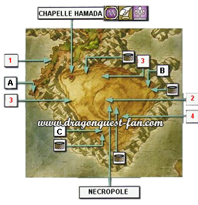 Dragon Quest Carte Region de Désert