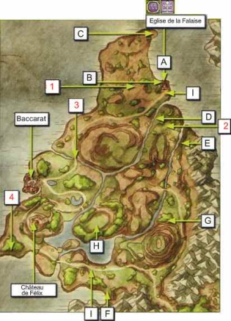 Dragon Quest Carte Region de Bacarrat