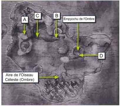Dragon Quest Carte Region de Empycchu Ombre