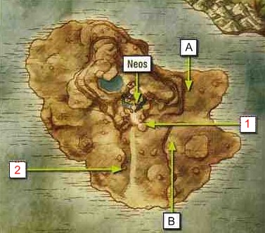 Dragon Quest Carte Region de Neos