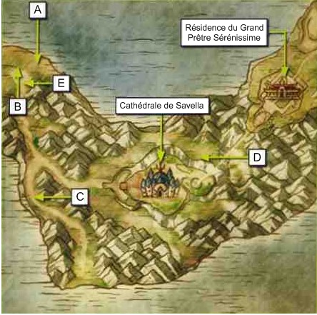 Dragon Quest Carte Region de Savella