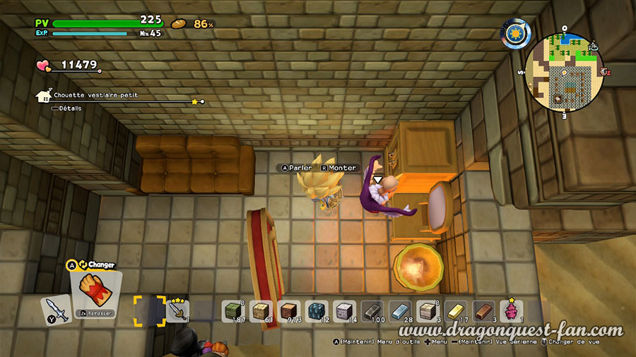 Dragon Quest Builders 2 Vestiaire