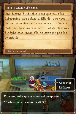 dragon quest 9 comment avoir des cendres sacrees