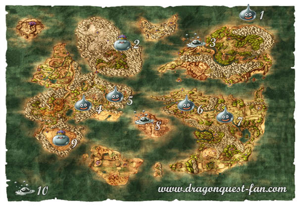 Carte Dragon Quest