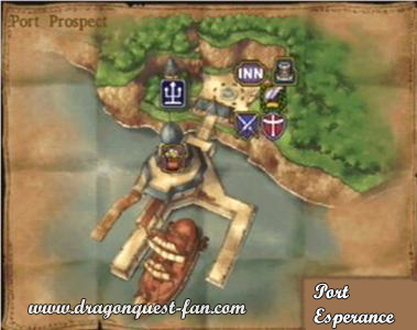 Dragon Quest Carte Port Esperance
