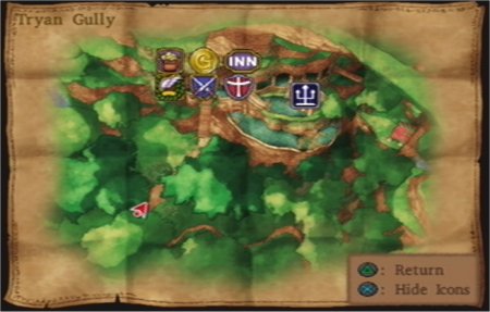 Dragon Quest Carte Trois Angles