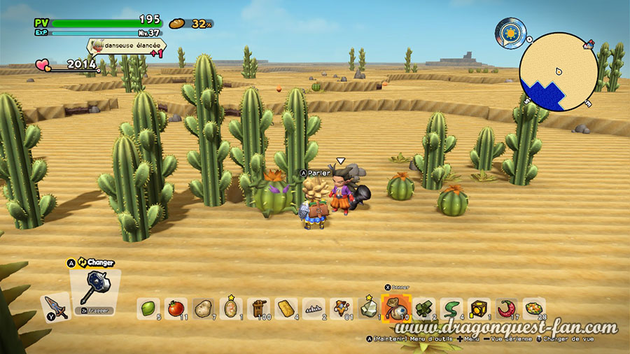 Dragon Quest Builders 2 Cactueur